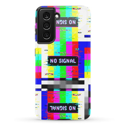 Glitchy No Signal Bars Phone Case