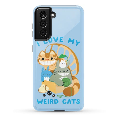 I love my weird cats Phone Case