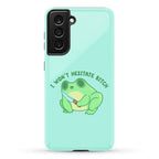 I Won't Hesitate Bitch Frog Phone Case
