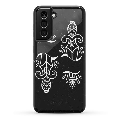 Illuminati Tattoo Daggers Phone Case