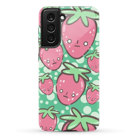 Indifferent Strawberries Phone Case