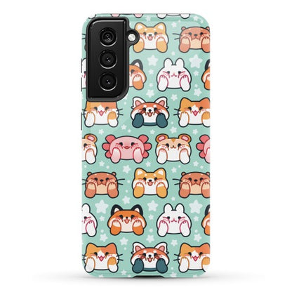 Kawaii Squishy Face Animals Phone Case