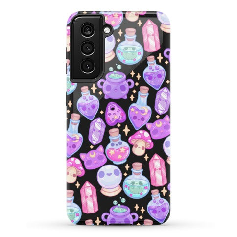 Kawaii Witchy Pattern Phone Case