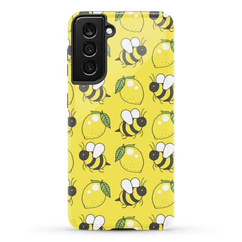 Lemon and Bee Phone Case