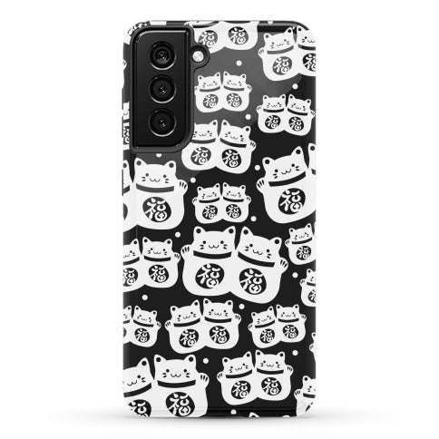 Lucky Cat Pattern Phone Case