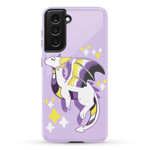 Non-Binary Pride Dragon Phone Case