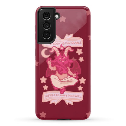 One's Body Is Inviolable Subject To One's Own Will Phone Case