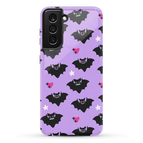 Pastel Goth Bats Pattern Phone Case