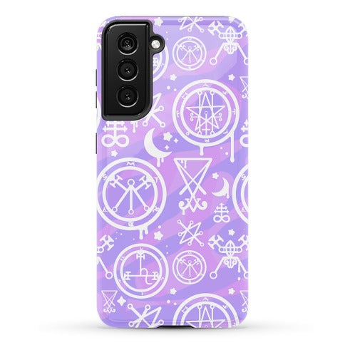 Pastel Goth Demon Sigil Pattern Phone Case