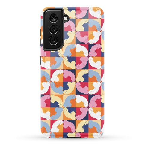 Penis Tile Pattern Phone Case