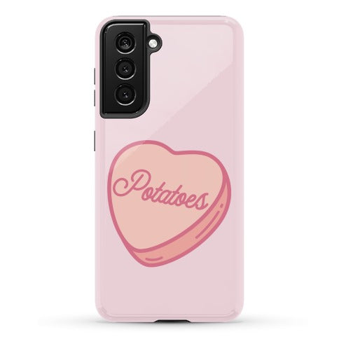 Potatoes Candy Heart Phone Case