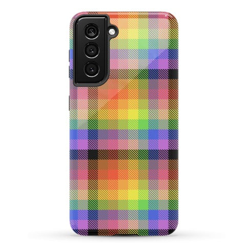 Pride Flag Plaid Phone Case