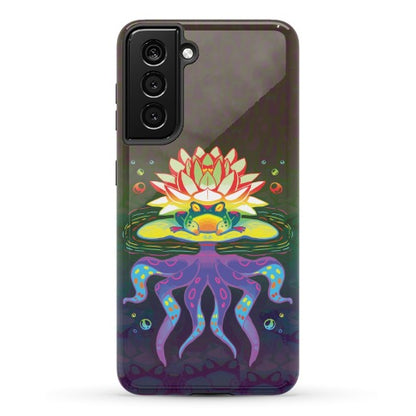 Psychedelic Lily Frog Phone Case