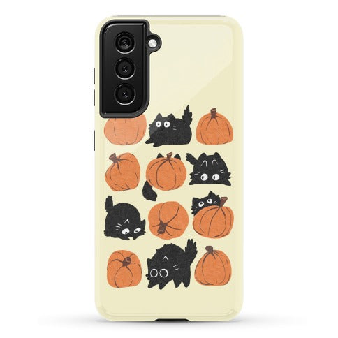 Pumpkin Cats Phone Case