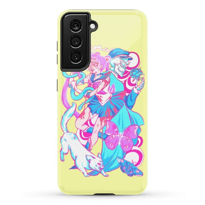 Rainbow Horror Senshi Parody Phone Case