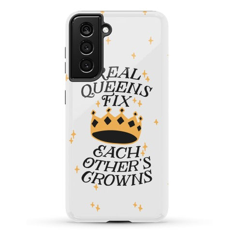 Real Queens Fix Each Other's Crowns Phone Case