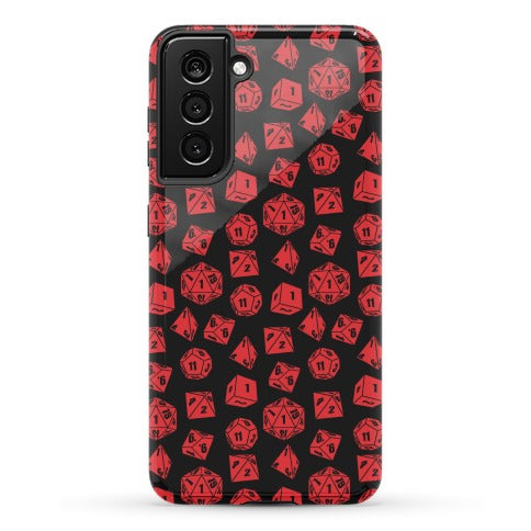 RPG Dice Pattern Phone Case