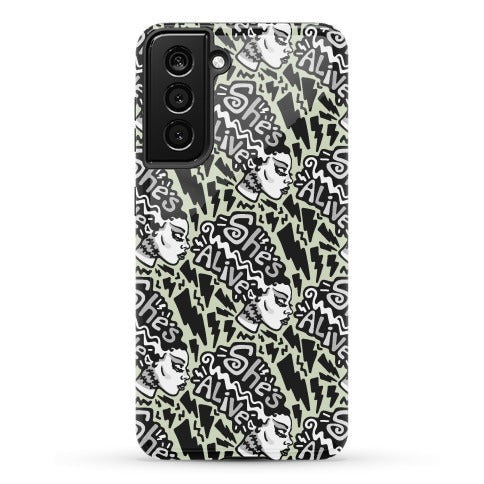 She's Alive Bride of Frankenstein Parody Phone Case