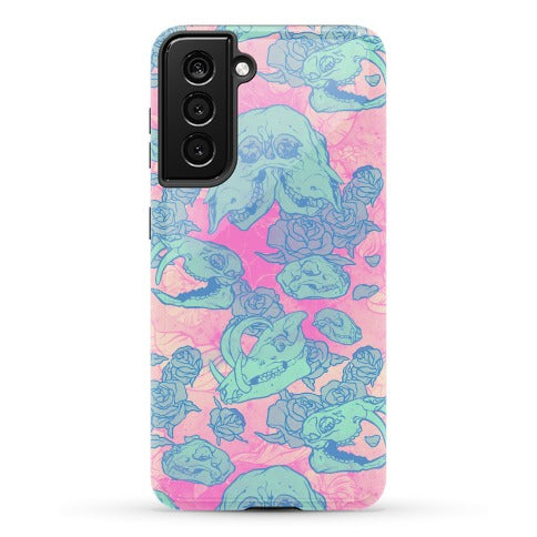 Skulls and Flowers Phone Case