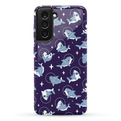 Space Shark Pattern Phone Case