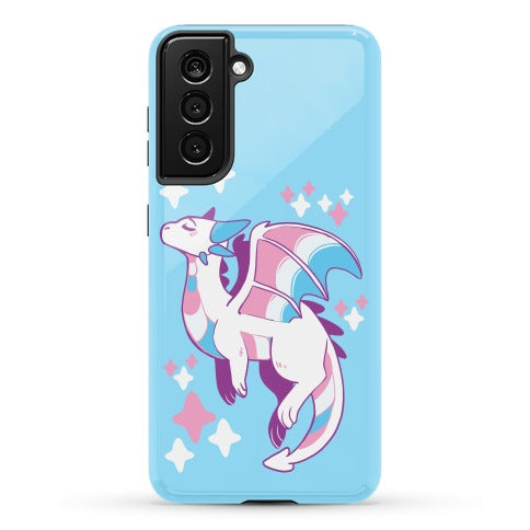 Trans Pride Dragon Phone Case