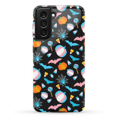 Transgender Pride Halloween Pattern Phone Case