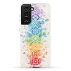 Watercolor Chakra Symbols Phone Case