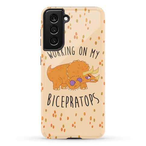 Working on My Bicepratops Phone Case