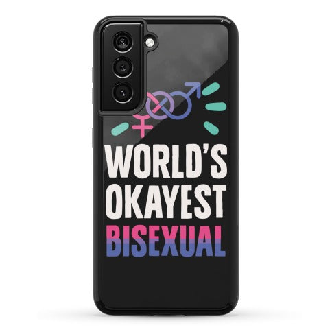 World's Okayest Bisexual Phone Case