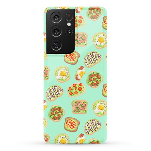 Avocado Toast Pattern Phone Case