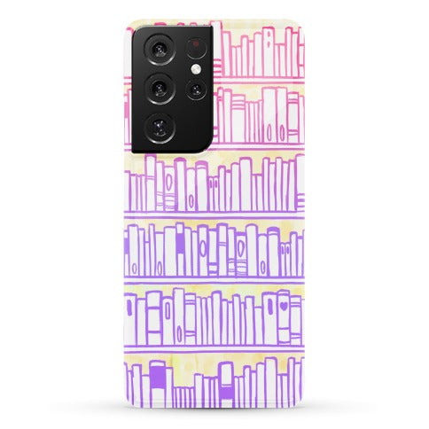 Bookshelf Pattern Phone Case