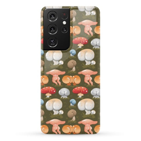 Butt Mushroom Pattern Phone Case