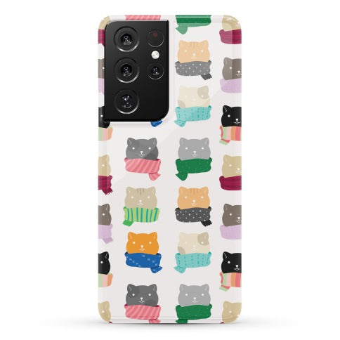 Cats In Scarfs Pattern Phone Case