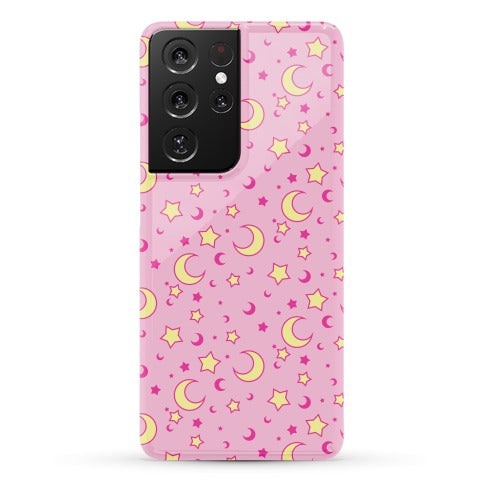 Dreamy Pastel Moon And Stars Phone Case