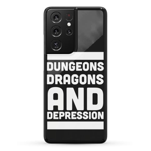 Dungeons, Dragons and Depression  Phone Case