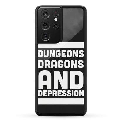 Dungeons, Dragons and Depression  Phone Case
