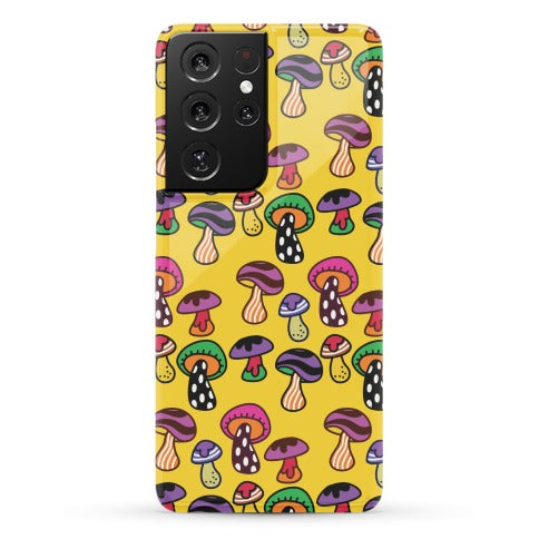 Funky Mushroom Pattern Phone Case