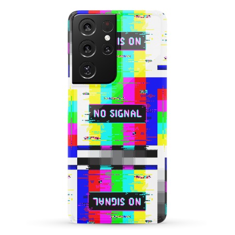Glitchy No Signal Bars Phone Case