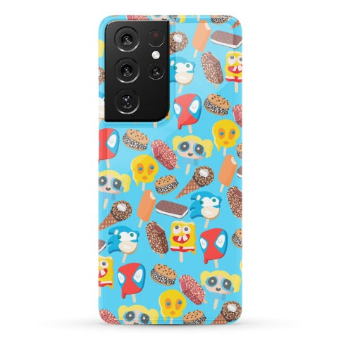 Ice Cream Truck Treats Pattern Phone Case