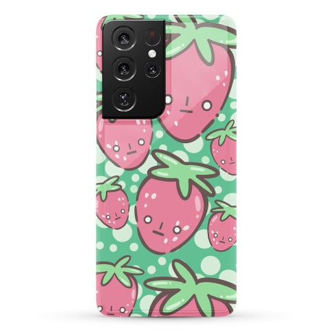 Indifferent Strawberries Phone Case