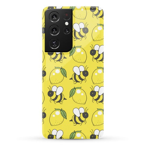 Lemon and Bee Phone Case