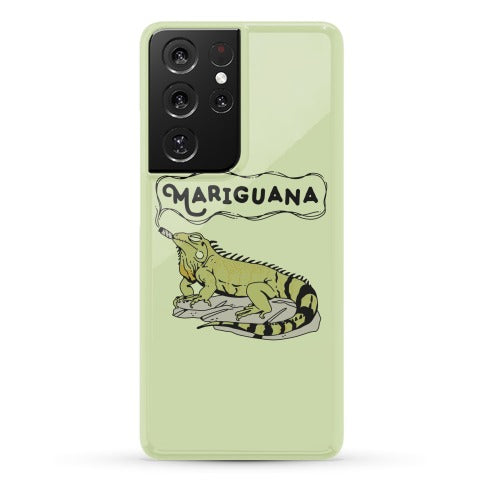 Mariguana Marijuana Iguana Phone Case