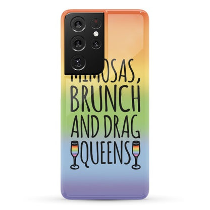 Mimosas Brunch and Drag Queens  Phone Case