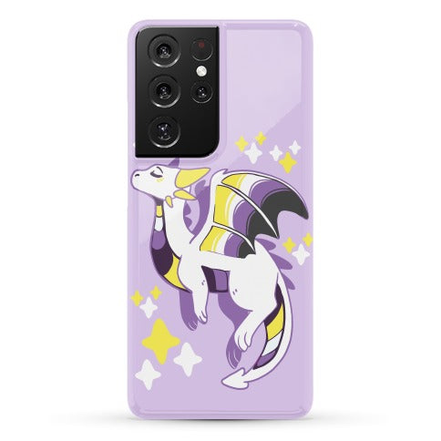 Non-Binary Pride Dragon Phone Case