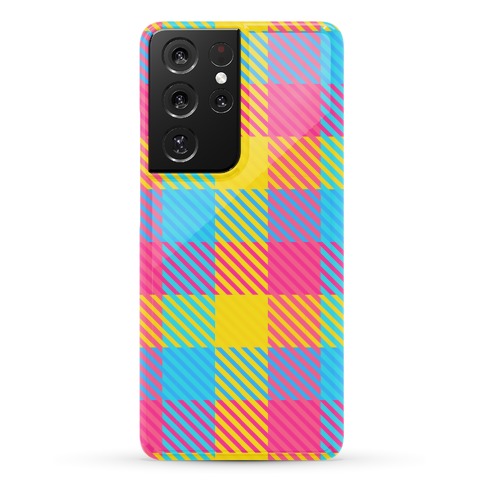 Pan Pride Flag Plaid  Phone Case