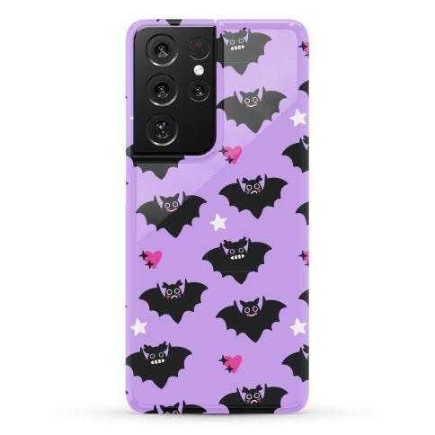 Pastel Goth Bats Pattern Phone Case