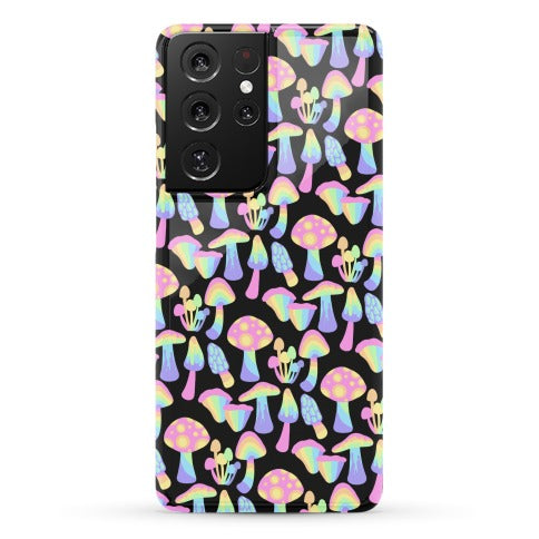 Pastel Rainbow Mushrooms Pattern Phone Case