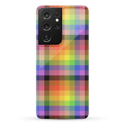 Pride Flag Plaid Phone Case