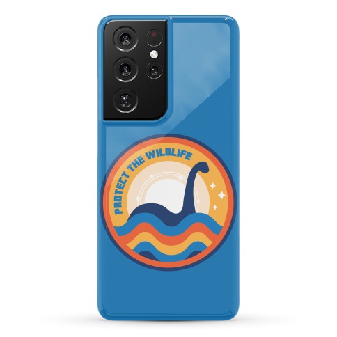 Protect The Wildlife - Nessie, Loch Ness Monster Phone Case