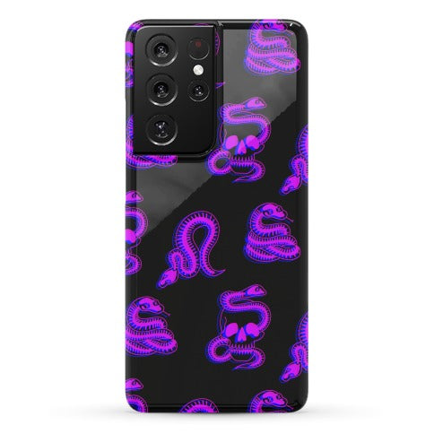 Skelly Snake Pattern Phone Case